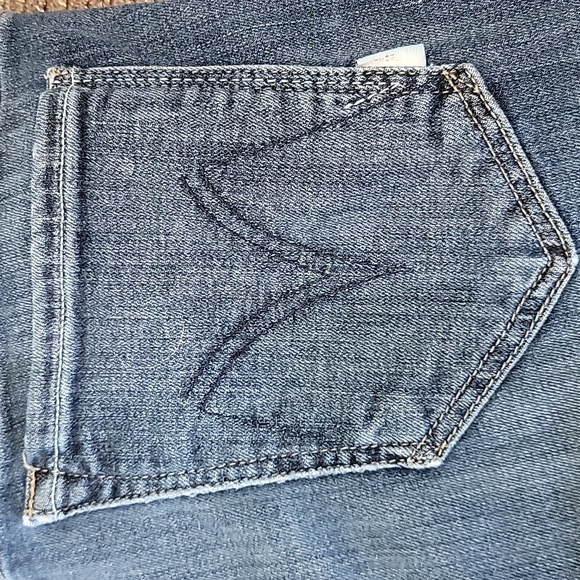 MOTHER Women's Jeans Here Kitty Kitty Raw Hem Skinny Low Rise Size 30 - Picture 6 of 13